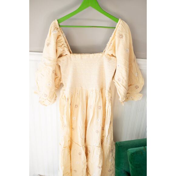 Free People Dahlia Embroidered Maxi Dress XL NWT - Picture 3 of 6